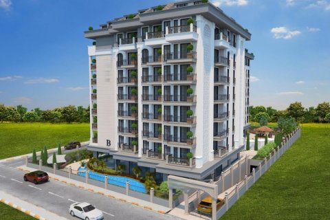 1+1 Leilighet  i Alanya, Antalya, Tyrkia Nr. 42674 - 2