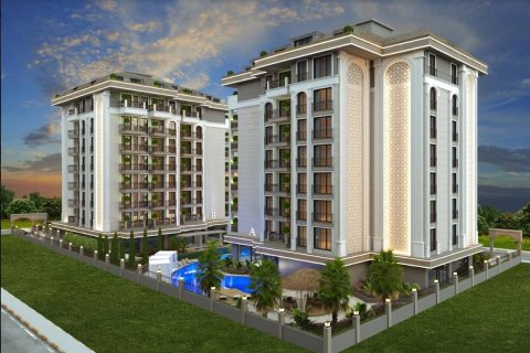 1+1 Leilighet  i Alanya, Antalya, Tyrkia Nr. 42674 - 10