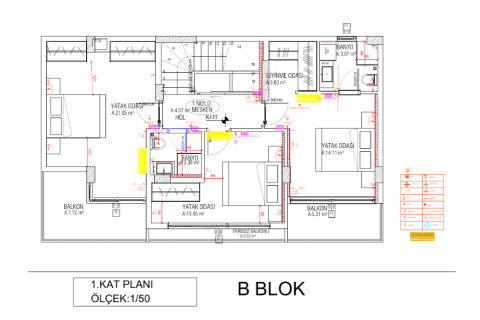 Villa for sale  in Alanya, Antalya, Turkey, 3 bedrooms, 157m2, No. 46634 – photo 23