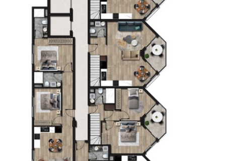 Продажа квартиры  в Аланье, Анталье, Турция 1+1, 53м2, №33829 – фото 26