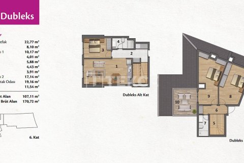 1+1 Lägenhet  i Izmir, Turkiet Nr. 221605 - 28