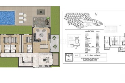 6+1 Villa  i Urla, Izmir, Turkiet Nr. 221602 - 27