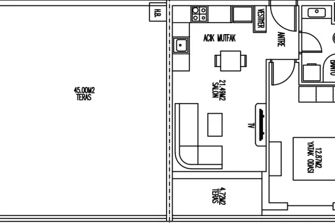 Daire 1+1 Aksu, Antalya, Türkiye №220625 - 11