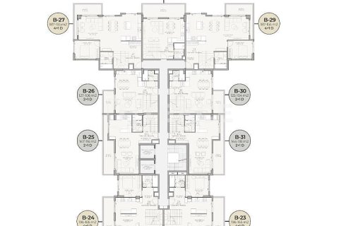 2+1 Leilighet  i Alanya, Antalya, Tyrkia Nr. 227413 - 19