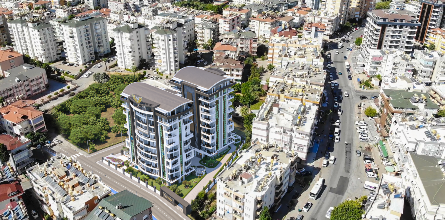 2+1 Lejlighed  i Alanya, Antalya, Tyrkiet Nr. 219224