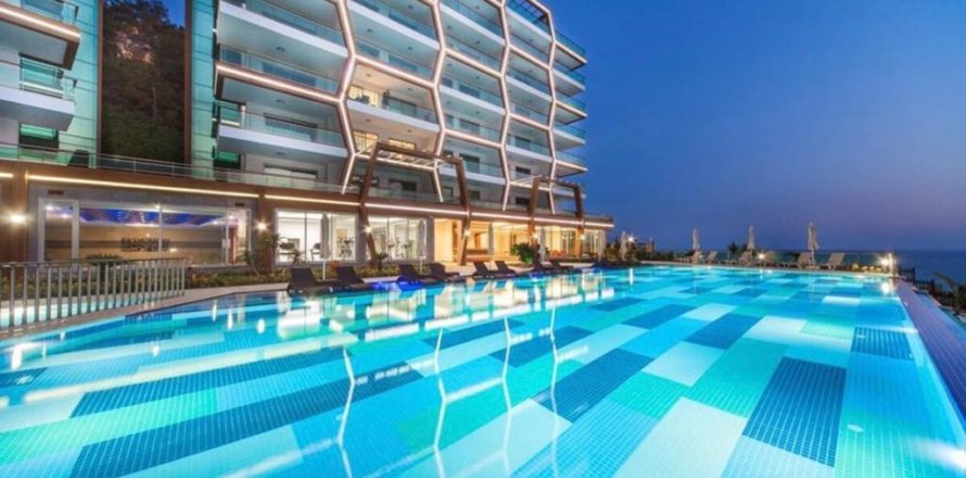 آپارتمان در  Alanya ، ترکیه 1 خوابه ، 65 متر مربع.  شماره 217995