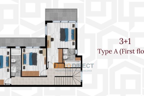 3+1 Villa  i Yeni Bogazici, Famagusta,  Nr. 225732 - 21