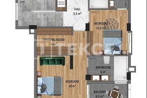 Продажа виллы  в Аланье, Анталье, Турция 4+1, 215м2, №212343 – фото 10