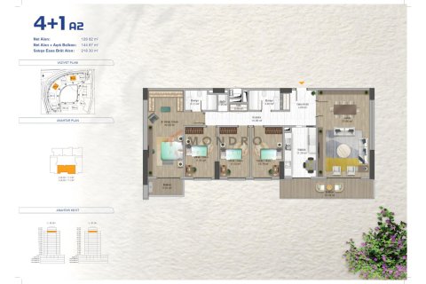 آپارتمان در Bagcilar،  Istanbul ، ترکیه 1 خوابه ، 74 متر مربع.  شماره 215564 - 18