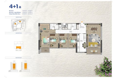 آپارتمان در Bagcilar،  Istanbul ، ترکیه 2 خوابه ، 98 متر مربع.  شماره 215565 - 16