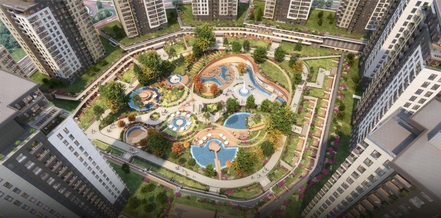 آپارتمان در Bagcilar،  Istanbul ، ترکیه 2 خوابه ، 98 متر مربع.  شماره 215565