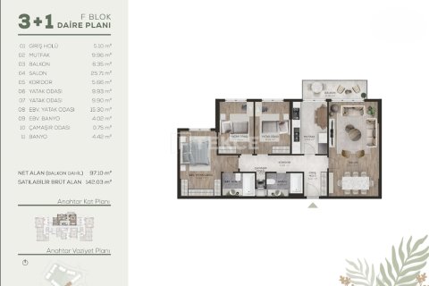 Daire 2+1 İstanbul, Türkiye №227375 - 24