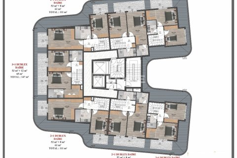 Daire  2+1  Alanya, Antalya, Türkiye №63755 - 28