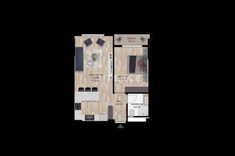 1+1 Wohnung in Aksu, Antalya, Türkei Nr. 213271 - 27