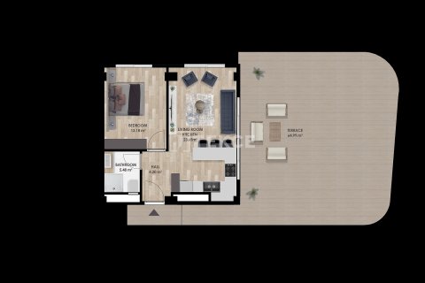 1+1 Wohnung in Aksu, Antalya, Türkei Nr. 213271 - 25