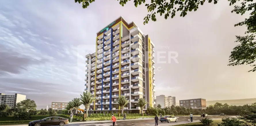 آپارتمان در  Mersin ، ترکیه 45 متر مربع.  شماره 227960
