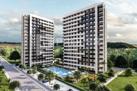 آپارتمان در  Mersin ، ترکیه 65 متر مربع.  شماره 227956 - 2