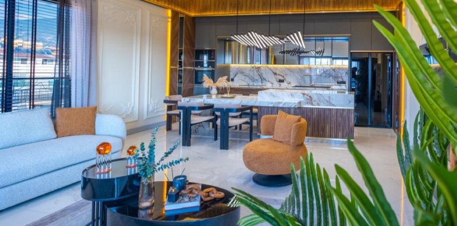 3+1 Lejlighed  i Alanya, Antalya, Tyrkiet Nr. 216614