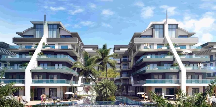 Квартира  1+1 в Аланье, Анталья, Турция №223038