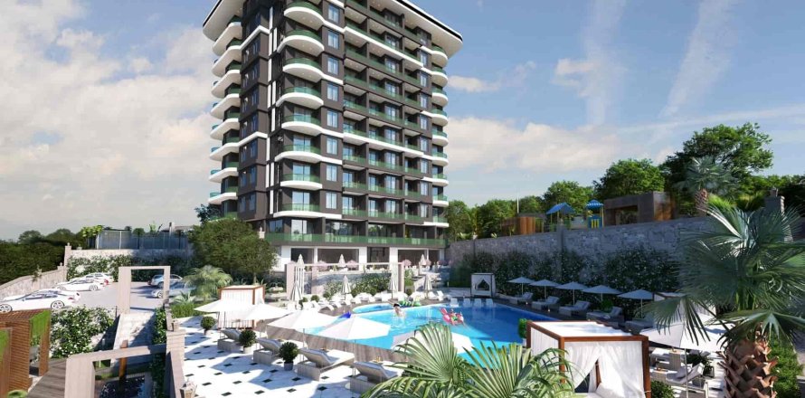 Квартира  1+1 в Демирташе, Аланья, Анталья, Турция №223039