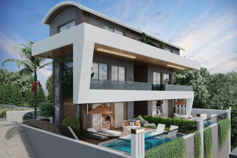 3+1 Villa  in Alanya, Antalya, Türkei Nr. 217591
