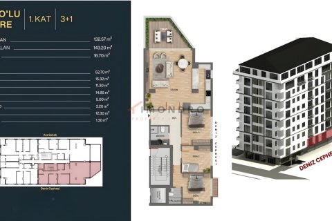 Продажа квартиры  в Бешикташе, Стамбуле, Турция 2+1, 80м2, №221259 – фото 29