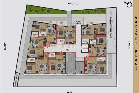 2+1 Lägenhet  i Antalya, Turkiet Nr. 213301 - 14