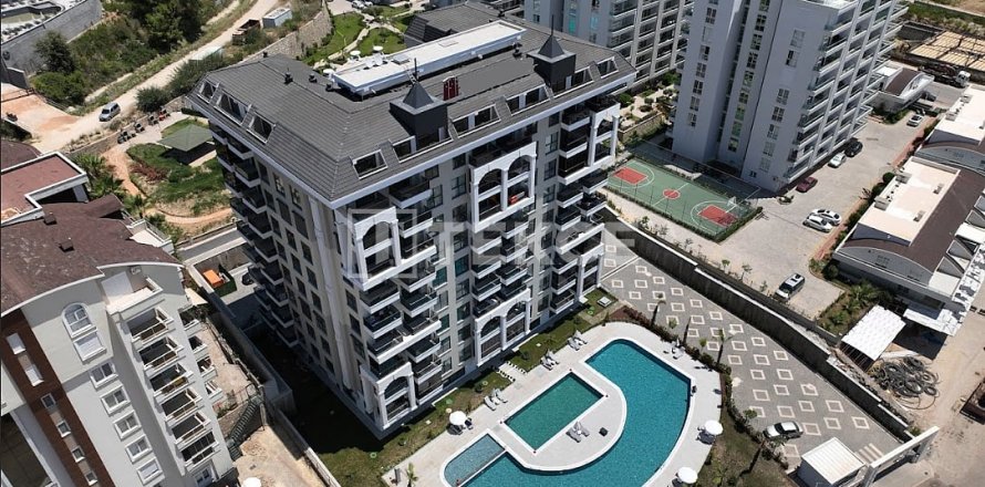 Daire 1+1 Alanya, Antalya, Türkiye №63179