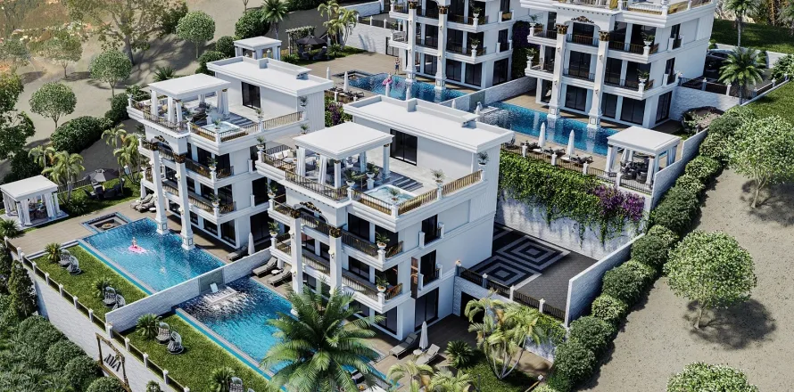 Квартира  4+1 в Аланье, Анталья, Турция №223944