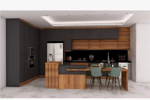 آپارتمان در  Mugla ، ترکیه 3 خوابه ، 135 متر مربع.  شماره 223949 - 12