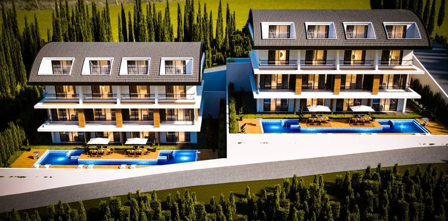 آپارتمان در  Alanya ، ترکیه 3 خوابه ، 291 متر مربع.  شماره 223943