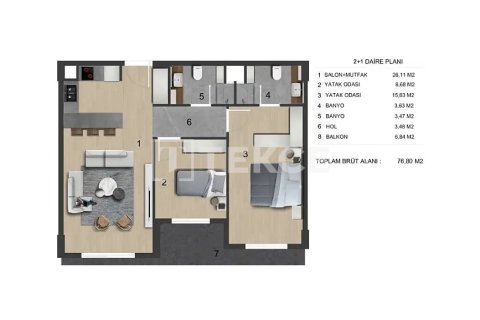 Daire  2+1  Ankara, Türkiye №212090 - 16