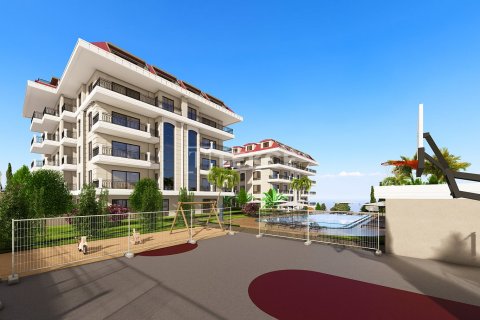 3+1 Penthäuser  in Alanya, Antalya, Türkei Nr. 224384 - 12