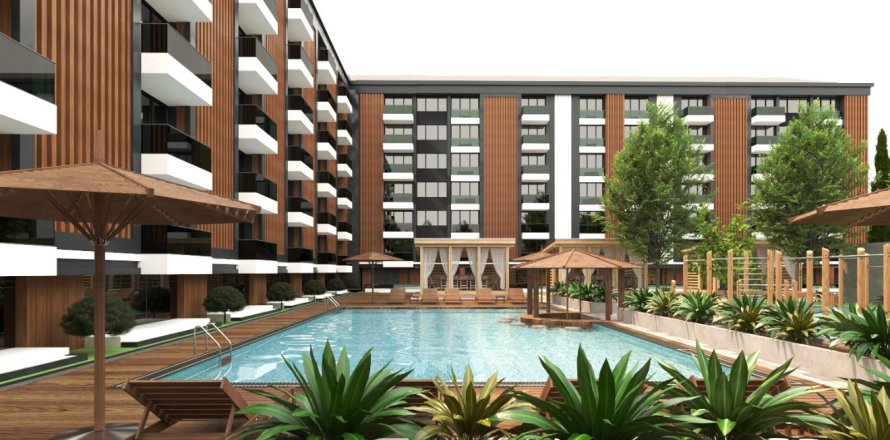 2+1 Lejlighed  i Antalya, Tyrkiet Nr. 215524