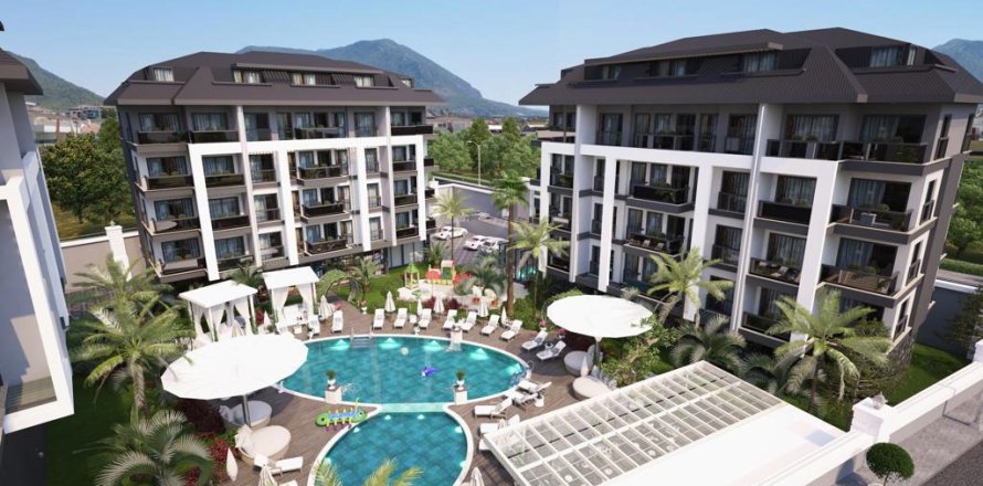 1+1 Lägenhet  i Oba, Antalya, Turkiet Nr. 218414