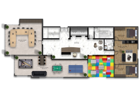 آپارتمان در  Mahmutlar ، ترکیه 1 خوابه ، 55 متر مربع.  شماره 32756 - 16