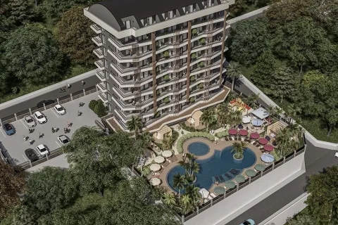 1+1 Leilighet  i Alanya, Antalya, Tyrkia Nr. 223553 - 8