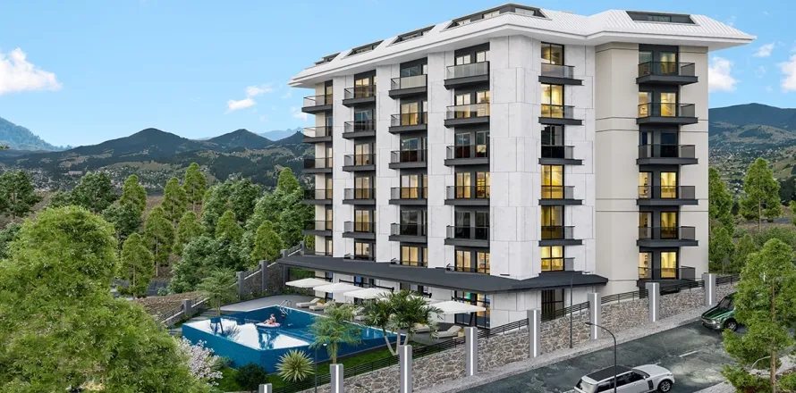 1+1 Apartment  in Alanya, Antalya, Turkey No. 223556