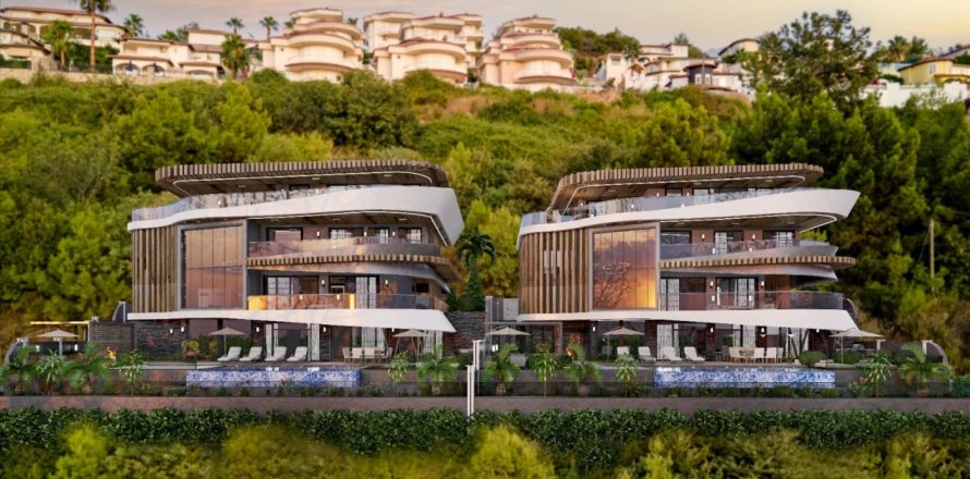 Вилла  5+1 в Каргыджаке, Аланья, Анталья, Турция №213151