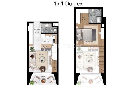 3+1 Leilighet  i Iskele,  Nr. 212595 - 17