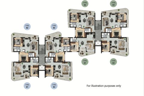 3+1 Lejlighed  i Iskele,  Nr. 212598 - 18