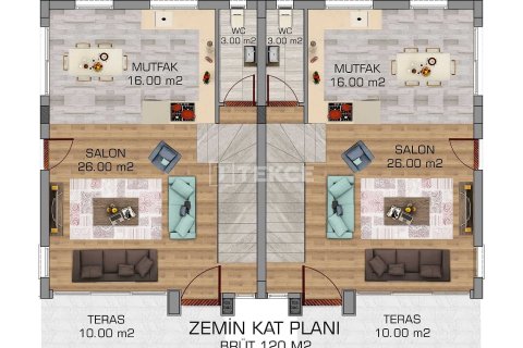 3+1 Villa  in Girne,  Nr. 223080 - 18