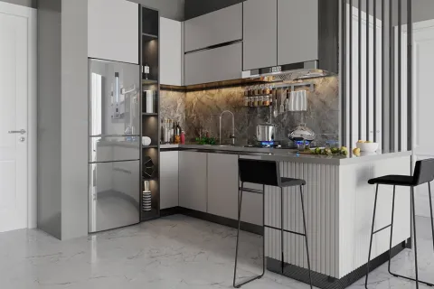 آپارتمان در  Alanya ، ترکیه 1 خوابه ، 57 متر مربع.  شماره 223684 - 12