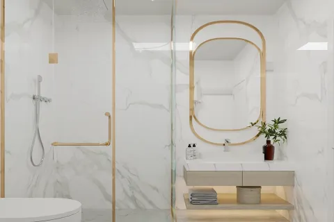 آپارتمان در  Alanya ، ترکیه 1 خوابه ، 57 متر مربع.  شماره 223684 - 5