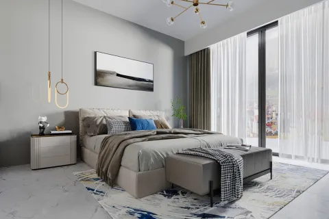 آپارتمان در  Alanya ، ترکیه 1 خوابه ، 57 متر مربع.  شماره 223684 - 3