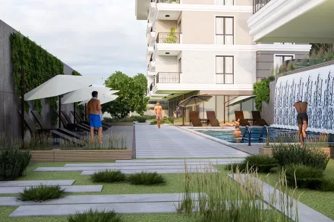 آپارتمان در  Alanya ، ترکیه 1 خوابه ، 52 متر مربع.  شماره 223680 - 30