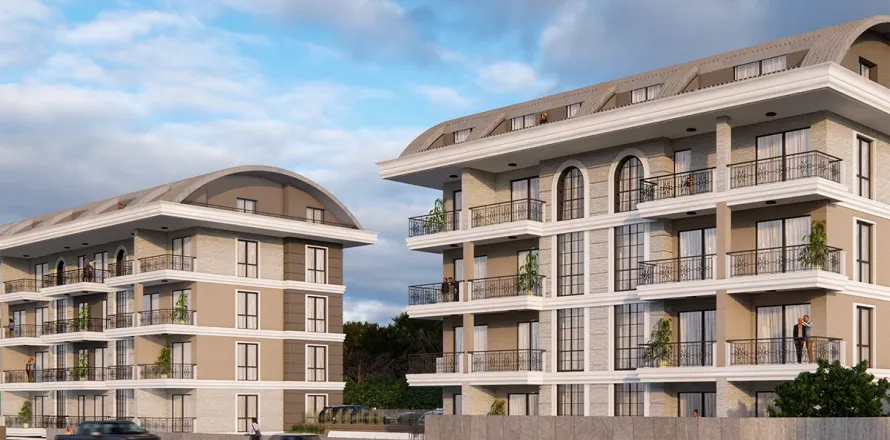 آپارتمان در  Alanya ، ترکیه 1 خوابه ، 52 متر مربع.  شماره 223680