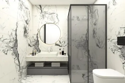 آپارتمان در  Alanya ، ترکیه 1 خوابه ، 52 متر مربع.  شماره 223680 - 12