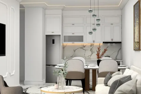 آپارتمان در  Alanya ، ترکیه 1 خوابه ، 52 متر مربع.  شماره 223680 - 3