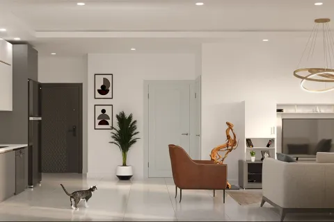 آپارتمان در  Alanya ، ترکیه 1 خوابه ، 62 متر مربع.  شماره 223682 - 2